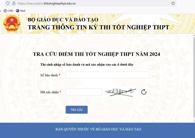 Chính thức công bố điểm thi tốt nghiệp THPT 2024