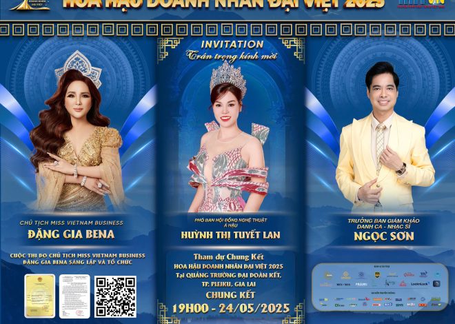 Á hậu Tuyết Lan giữ vai trò Phó Ban Hội đồng Nghệ thuật tại Hoa hậu Doanh nhân Đại Việt 2025