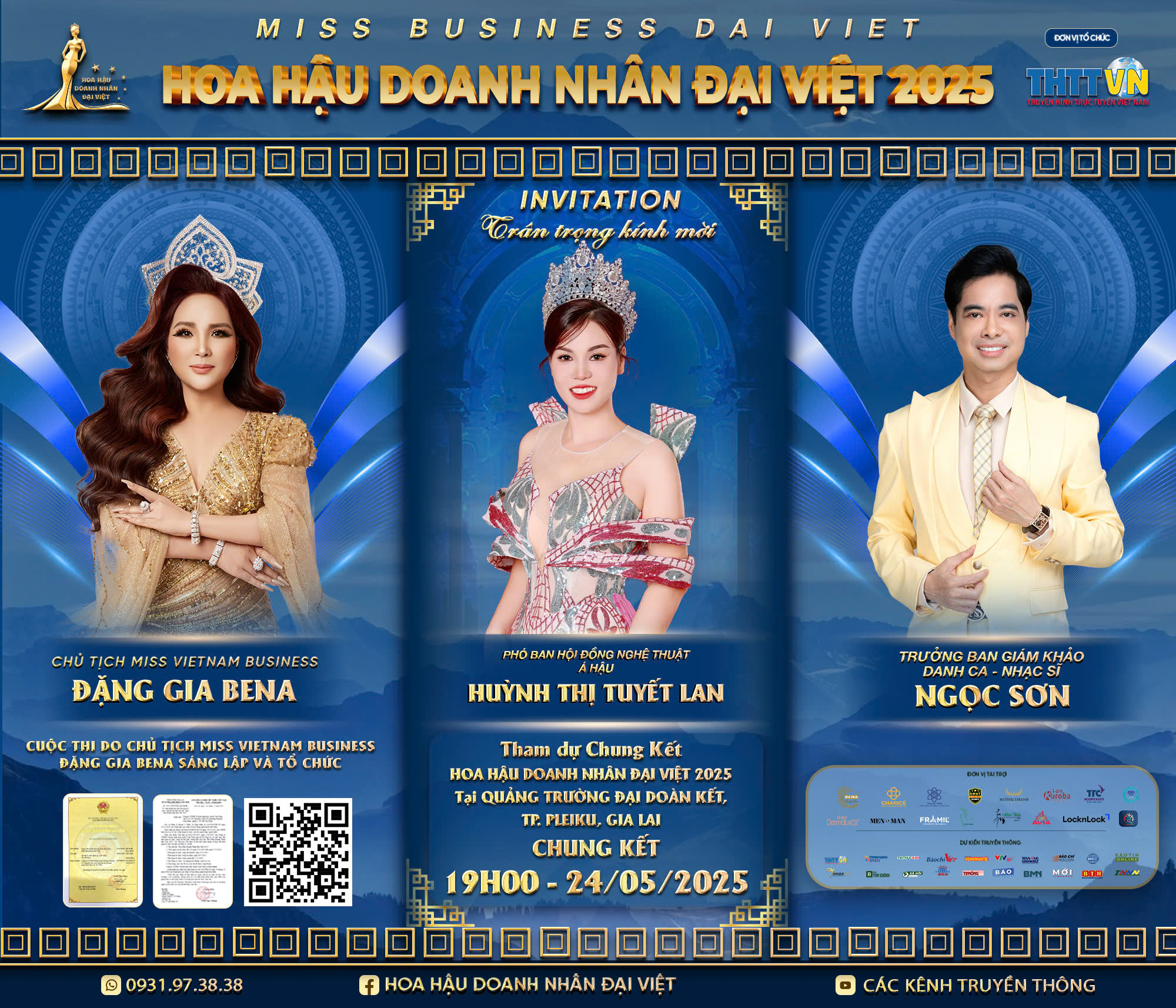 Á hậu Tuyết Lan giữ vai trò Phó Ban Hội đồng Nghệ thuật tại Hoa hậu Doanh nhân Đại Việt 2025