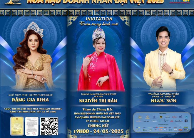 Biểu Tượng Nhan Sắc – Trí Tuệ Hoa Hậu Nguyễn Thị Hân Giữ Vai Trò Then Chốt Tại Cuộc Thi Sắc Đẹp Dành Cho Nữ Doanh Nhân