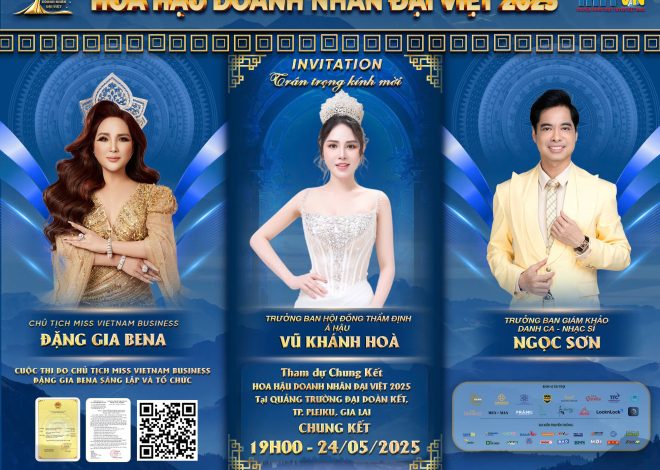 Từ Á Hậu Doanh Nhân Đến “Người Cầm Trịch” Sắc Đẹp: Vũ Khánh Hoà Khẳng Định Vị Thế Tại Cuộc Thi Mới Tầm Cỡ Quốc Gia